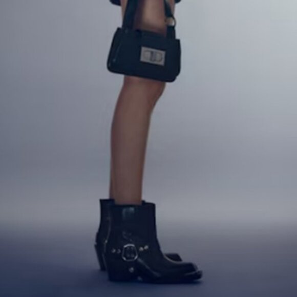 MANGO Moto Black Leather Bootie - Picture 3 of 14